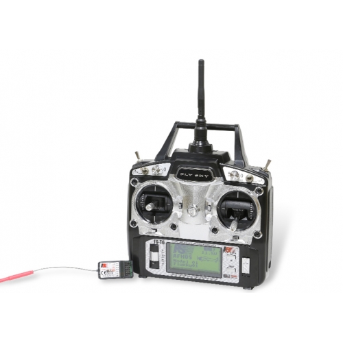 FlySky FS-T6 V2 2.4GHz 6CH Transmitter Mode 2 + Receiver FS-R6B
