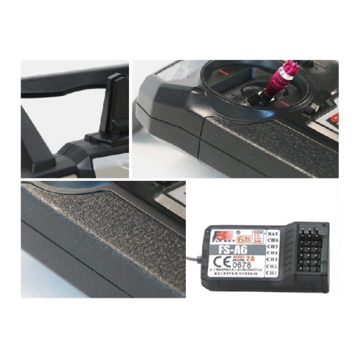 FlySky FS-i4X 2.4G 4CH AFHDS RC Transmitter Remote Control Mode 2 + Receiver FS-A6