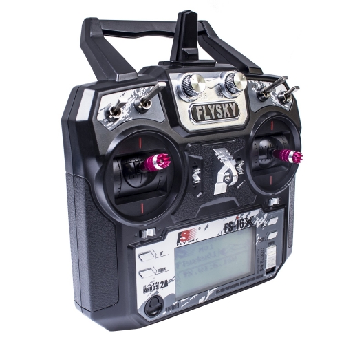 FlySky FS-i6X 2.4GHz 10CH AFHDS 2A RC Telemetry Mode 2 + Receiver FS-iA6B
