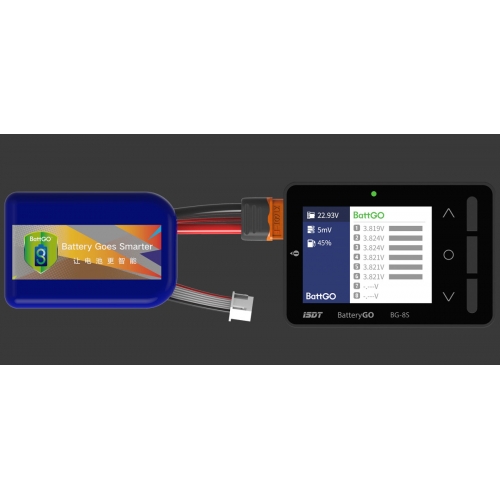 iSDT BG-8S Smart Battery Checker - LCD IPS