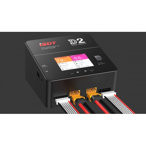 iSDT D2 Dual channel Battery Balance Charger 200W 12A 
