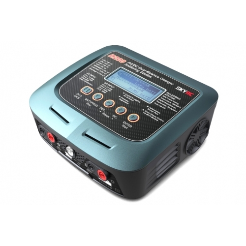 SkyRC D200 20A+10A 200W+100W Charger Dual Power + Soldering Iron