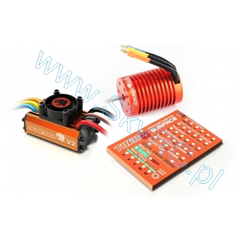 SkyRC Leopard 60A v2 + 10.0T 3930KV 1/10 Sensorless Combo