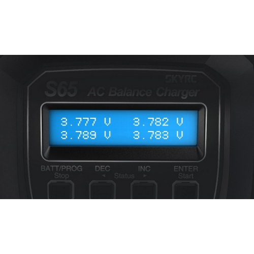 SkyRC S65 Balance Charger / Discharger 65W 6A 2-4S 230V AC