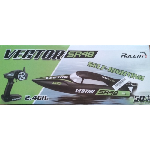 Volantex RC Vector SR48 Brushless RTR ABS Hull 40km/h Self-righting Boat 797-3