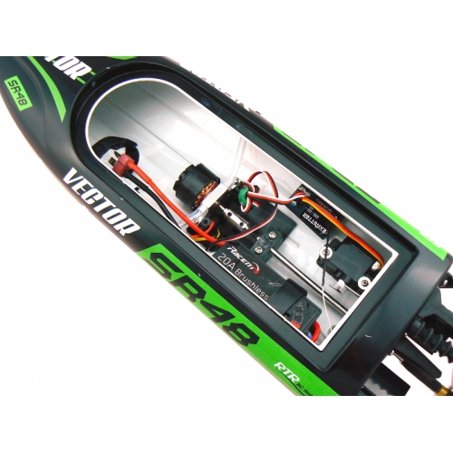 Volantex RC Vector SR48 Brushless RTR ABS Hull 40km/h Self-righting Boat 797-3