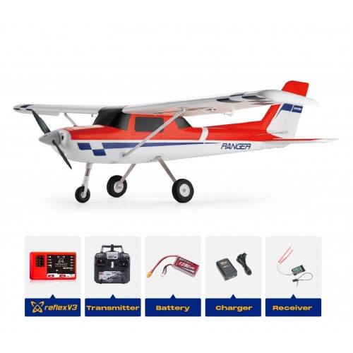 FMS Samolot Ranger EP V2 1220mm PNP + Żyroskop FMS REFLEX V3 - Kolor żółty FMS147PYL