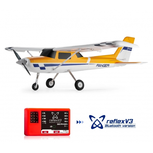 FMS Samolot Ranger EP V2 1220mm PNP + Żyroskop FMS REFLEX V3 - Kolor żółty FMS147PYL