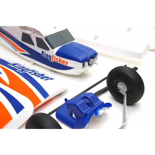 FMS Kingfisher 1400mm  PNP w/Reflex V2, Wheels, Floats, Skis, Flaps