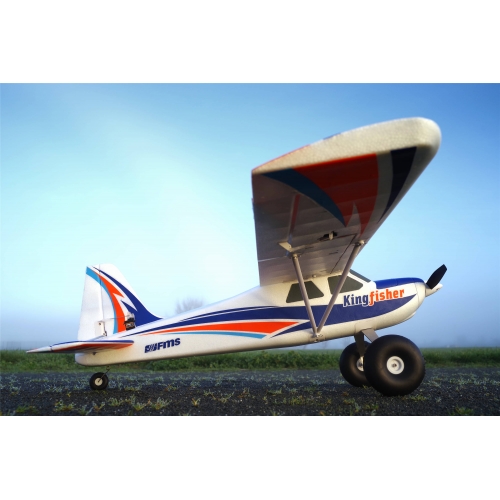 FMS Kingfisher 1400mm  PNP w/Reflex V2, Wheels, Floats, Skis, Flaps