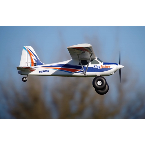 FMS Kingfisher 1400mm  PNP w/Reflex V2, Wheels, Floats, Skis, Flaps