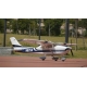 FMS Sky Trainer 182 1400mm  Blue with Gyro Reflex V2