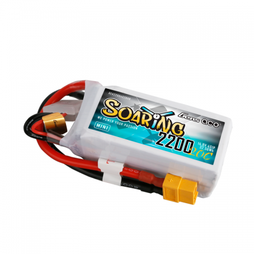 Gens ace Soaring Mini 2200mAh 14.8V 20C 4S1P Lipo Battery Pack