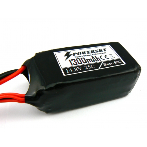PowerSky LiPo 14.8V 1300mAh 4S 25C