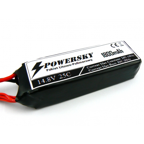 PowerSky LiPo 14.8V 1800mAh 4S 25C