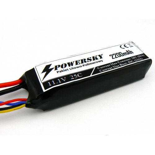PowerSky LiPo 11.1V 2200mAh 3S 25C