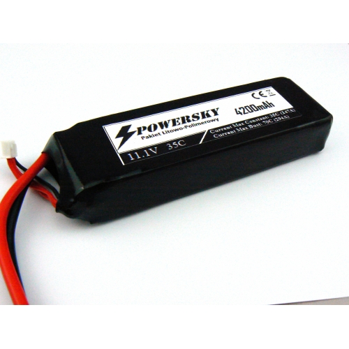 PowerSky pakiet LiPo 11.1V 4200mAh 3S 35C
