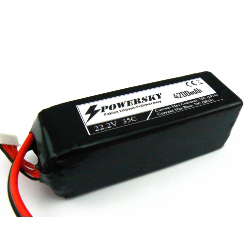 PowerSky pakiet LiPo 22.2V 4200mAh 6S 35C