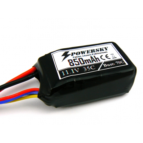 PowerSky LiPo 7.4V 850mAh 2S 35C