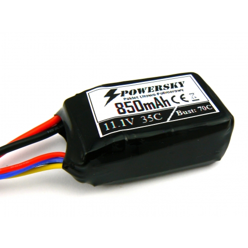 PowerSky LiPo 11.1V 850mAh 3S 35C