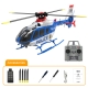 RC Era Helikopter C123 EC135 1:36 2.4G 6CH 6-osiowy żyroskop - Kolor niebieski