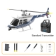 RC Era Helikopter C138 Bell 206 2.4G 6CH 6-osiowy żyroskop z optical flow - Kolor Niebieski