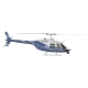 RC Era Helikopter C138 Bell 206 2.4G 6CH 6-osiowy żyroskop z optical flow - Kolor Niebieski