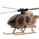 RC Era Helikopter C184 MD500 2.4G 4CH 6-osiowy żyroskop - Kolor Żółty Piaskowy 