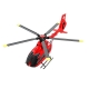RC Era Helikopter C190 H145 1:30 2.4G 6CH 6-osiowy żyroskop - Kolor Czerwono-biały