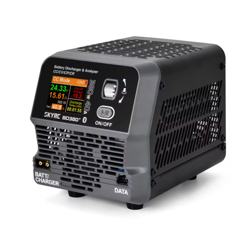 SkyRC BD380+ Rozładowywarka i Tester akumulatorów 380W / 40A - 4 Tryby pracy CC/CP/CR/CV