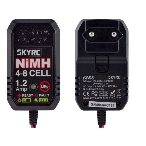SkyRC eN18 NiMH Peak Charger 4-8S 1.2A 18W