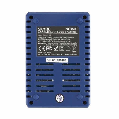 SKYRC NC1500 AA/AAA Battery Charger & Analyzer 1,5A