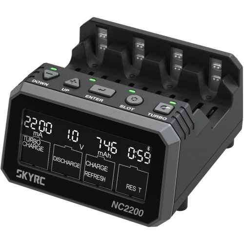 SkyRC NC2200 Battery Charger DC 12V 2A AA AAA NiMH/NiCD