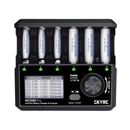SkyRC NC2500 Pro Charger AA/AAA NiMH/NiCD 2.5A