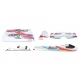 Top RC Hobby H-King Frenzy EPO Aerobatic Sports Plane w/LED Lights 1400mm PNP