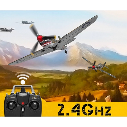 Volantex RC P40 Warhawk 400mm with Xpilot One Key Aerobatic Stabilization System Perfect for Beginners 761-13 RTF