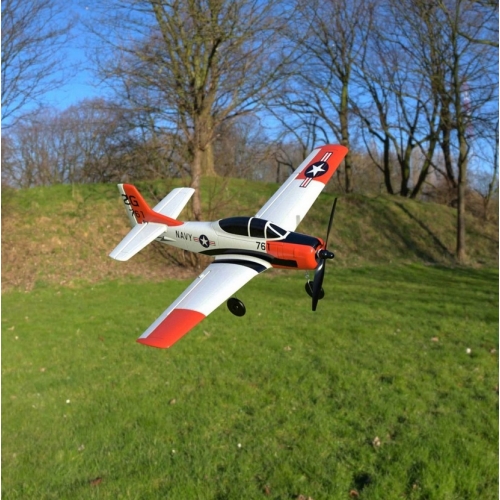 VolantexRC T-28 Trojan 4CH Airplane with Xpilot Stabilizer - One-key Aerobatic 761-9 RTF