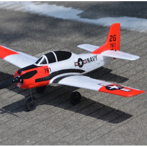 VolantexRC T-28 Trojan 4CH Airplane with Xpilot Stabilizer - One-key Aerobatic 761-9 RTF