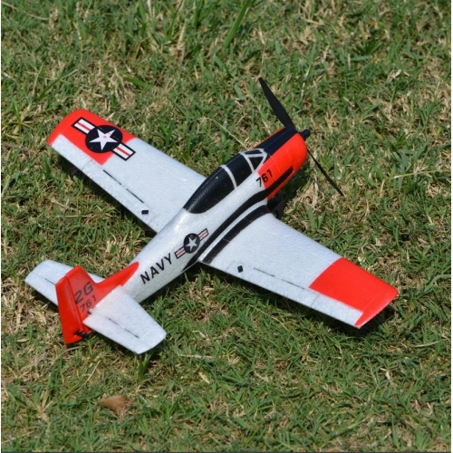 VolantexRC T-28 Trojan 4CH Airplane with Xpilot Stabilizer - One-key Aerobatic 761-9 RTF