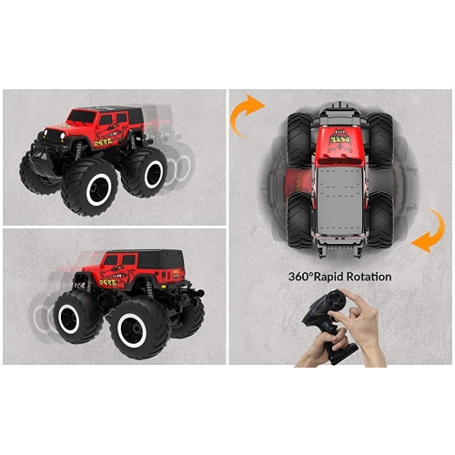 STEMTRON Amphibious Samochód amfibia 1/16 767RB2 - silnik szczotkowy / kolor czerwony