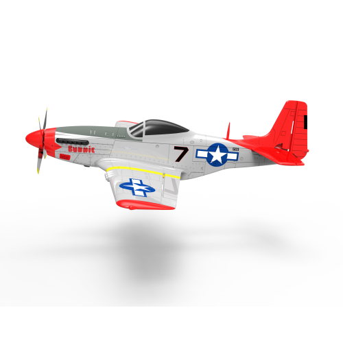 Volantex RC Mustang P51D 750mm Warbird with Xpilot One Key Aerobatic Stabilization System  768-1 RTF - Red