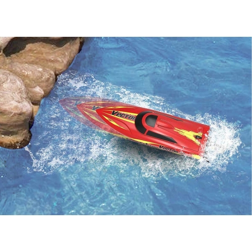 Vector30 Mini Boat with Auto Roll Back Function and Reverse Function 795-3 RTR - brushed motor