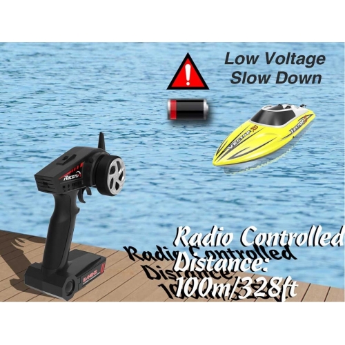  Vector XS Mini Boat with Auto Roll Back Function and Reverse Function 795-4 RTR 30km/h